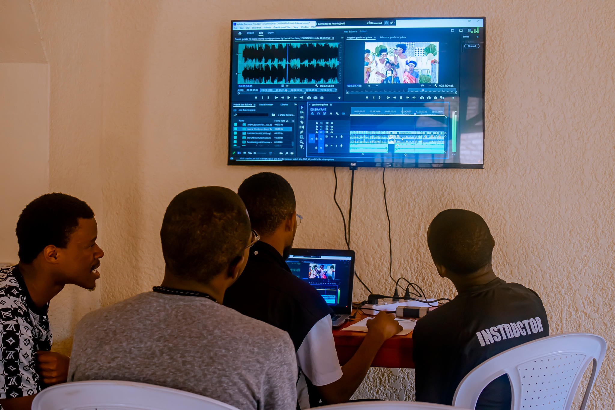Editing — program in action